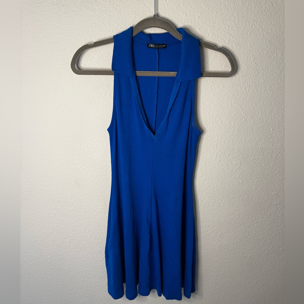 Zara blue dress